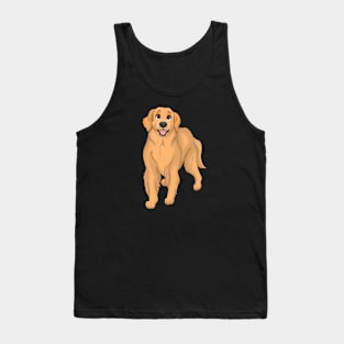 Golden Retriever Dog Tank Top